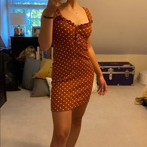 Urban Outfitters polka dot mini dress